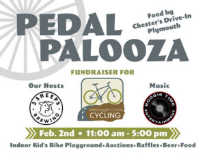 Pedal Palooza February 2, 2025 fundraiser for Sheboygan County Cycling at 3 Sheeps Brewing