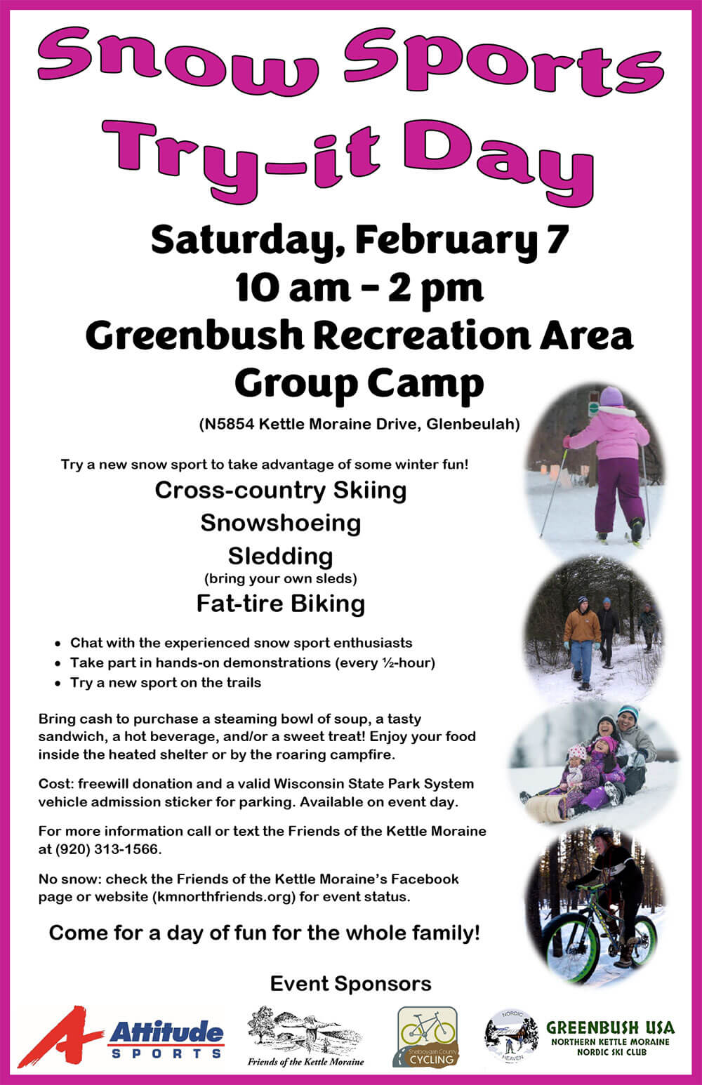 Snow Sports Try It Day at Greenbush Recreation Area February 7, 2026